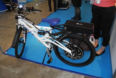 【CEATEC13】電動“マウンテン”バイク、最高時速46km/h、連続50km走行可能 画像