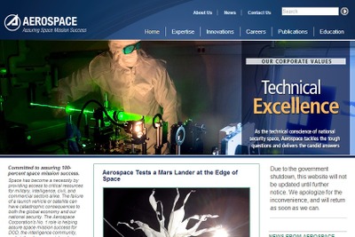 米エアロスペース社、空軍の宇宙ミサイルシステム関連業務が一時休業…政府機関閉鎖を受けて 画像