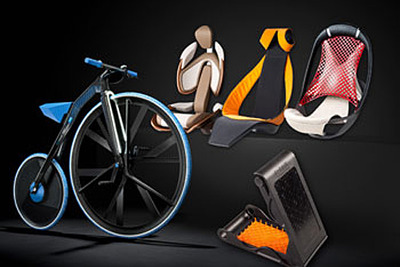 BASF、プラスチック製コンセプト電動自転車などを初公開…独・K2013 画像