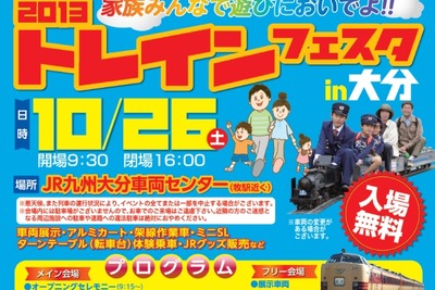 JR九州、大分車両センターで一般公開イベント実施…10月26日 画像