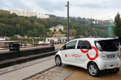 三菱自動車、仏リヨン再開発地域におけるスマートコミュニティ実証事業に参加…i-MiEV 15台を提供 画像