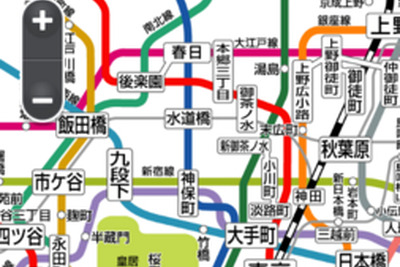 スマホ向け地図サイト MapFan、全国8都市の電車路線図を追加 画像