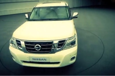 日産の大型SUV、パトロール 改良新型を予告…表情一新 画像