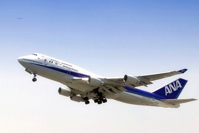 ANA、2014年1月12日に747-400を大阪・伊丹空港に里帰りフライト 画像