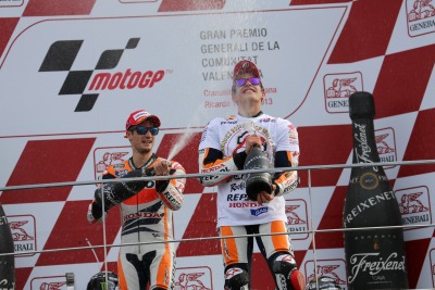 【MotoGP 最終戦】ホンダ、マルケスが史上最年少記録でチャンピオン獲得 画像