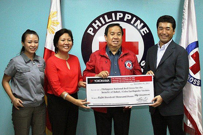 横浜ゴム、フィリピン中部地震で義援金を赤十字社に寄付 画像