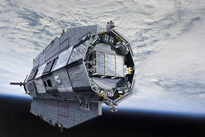 ESA重力観測衛星「GOCE」大西洋上に落下 画像