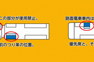 札幌市交通局、地下鉄・路面電車内の携帯電話禁止エリアを縮小…12月2日から 画像