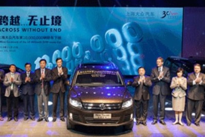 VW と上海汽車の中国合弁、上海 VW が累計生産1000万台…30年で達成 画像