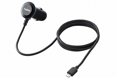 ロジテック、ライトニングコネクタ装備のシガーチャージャーを発売 画像