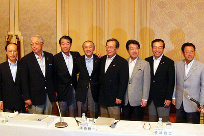 【渡辺トヨタ新体制会見】トヨタ首脳のクールビズ競演 画像