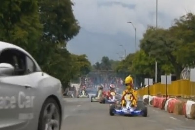 【INDYCAR】カストロネベス、モントーヤの催したカートイベントで勝利［動画］ 画像