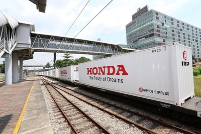 ホンダ・マレーシア、タイからの部品輸送を鉄道に変更…輸送期間が2.5日に短縮へ 画像
