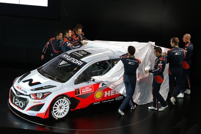 ヒュンダイ、2014年の WRC 参戦体制発表…i20 WRC のカラーリング初公開 画像