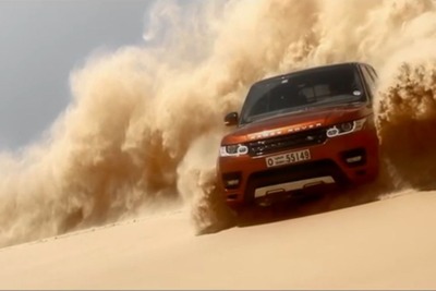 レンジローバースポーツ 新型、砂漠横断に挑戦…市販車最速タイム達成の記録［動画］ 画像
