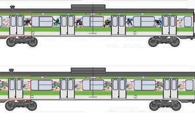 山手線に“マクロスF列車”、12月22日発車 年末年始の東京を走り抜ける 画像