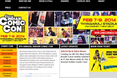 インド最大級のコスプレ/コミック/アニメイベント「コミック・コン2014」…2月7日デリーで開幕 画像