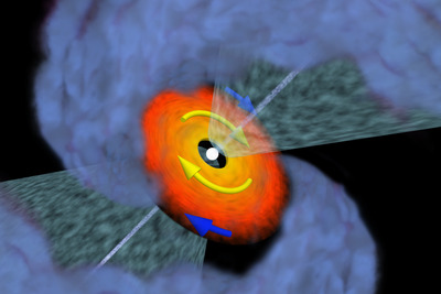 アルマ望遠鏡、最も若い原始惑星系円盤を発見…国立天文台 画像