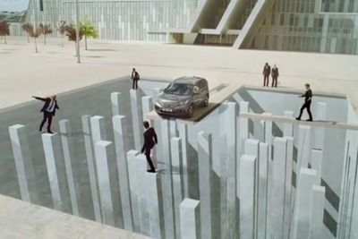 【デトロイトモーターショー14】ホンダ、自動車広告大賞の一般投票部門も制す…CR-V のトリックアートに評価 画像