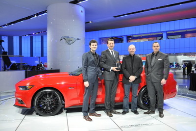 【デトロイトモーターショー14】フォード マスタング 新型…市販車の最優秀デザイン賞を受賞 画像