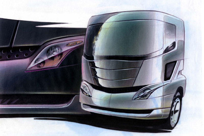 日産ディーゼル Quon 写真蔵---エクステリアデザイン開発 画像