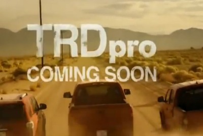 米トヨタ、「TRDプロ」を予告…ピックアップトラック＆SUVに設定へ 画像