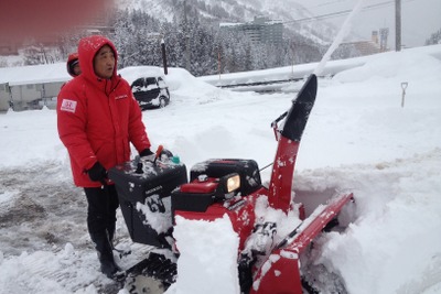 ホンダ、今季国内向け除雪機出荷が最高の3万台に 画像