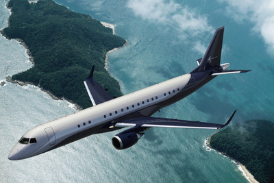 【シンガポール航空ショー14】エンブラエル ウルトラ・ラージ・リネージュ1000Eをアジア初公開 画像