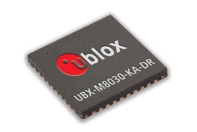 ユーブロックス、新型GPSチップを発表…衛星信号なしでも高精度測位が可能 画像