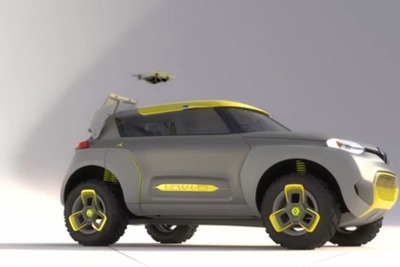 ルノー から小型SUVコンセプト、KWID…小型ヘリがドライブの相棒［動画］ 画像