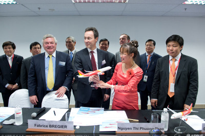 エアバス、ベトナムのベトジェットエアからA320ファミリーを確定受注を獲得 画像