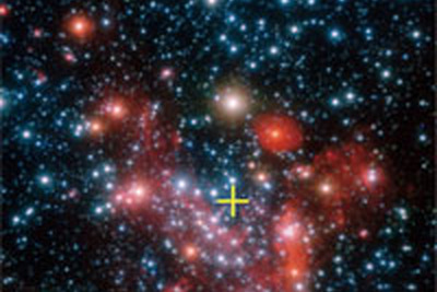 巨大ブラックホール天体「いて座A」でこれまでにないフレア現象を発見…国立天文台 画像