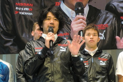 近藤真彦KONDO-R監督「若者のクルマ離れをなんとかしたい」…日産モータースポーツ発表会 画像