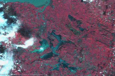 ガイ・カーペンター社、人工衛星画像など利用で大規模自然災害の損害推定サービスを開始…英洪水に適用 画像