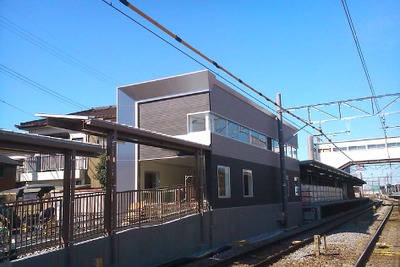 名鉄、富士松駅に南口駅舎を整備 画像