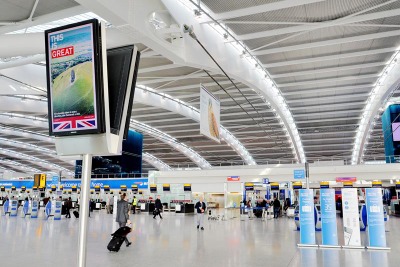 ロンドン・ヒースロー空港、デジタルサイネージで観光庁のキャンペーンを支援…10日から 画像