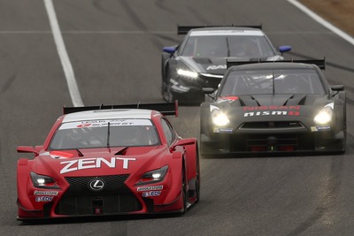 ファン感謝デー併催のSUPER GT公式テスト…3社のGT500新型車が岡山国際で競演 画像