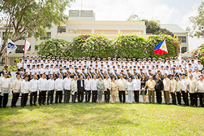 商船三井、フィリピン新人船員教育訓練3期生が卒業 画像