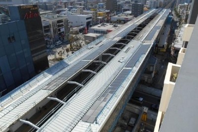 東京メトロ東西線、行徳駅に太陽光発電システム設置 画像