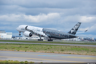 神戸製鋼、エアバスA350XWBの着陸装置に使用されるチタン大型鍛造品を供給 画像