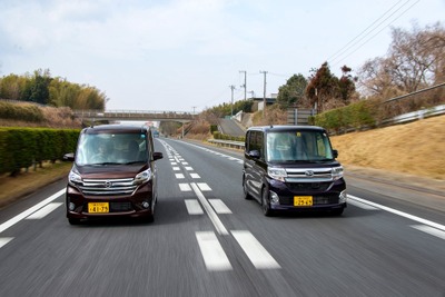 【ダイハツ タント & DAYZ ルークス 300km 試乗】高速道路からワインディングへ、走りと燃費は? 画像