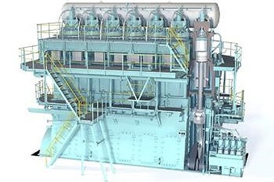 IHI、関係会社が低圧ガス焚き大型舶用エンジンを開発して市場投入へ 画像