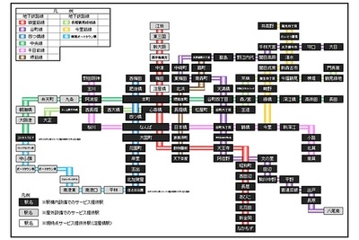 UQ、大阪市営地下鉄の駅構内のWiMAXエリア整備を完了 画像