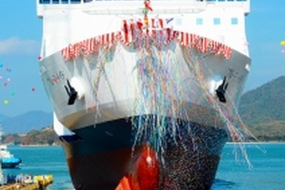 津軽海峡フェリー、新造船「ブルーマーメイド」が青森～函館航路に就航 画像