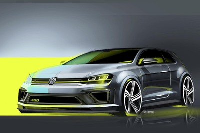 【北京モーターショー14】VW ゴルフR 新型、最強の「R400」を予告…400psにパワーアップ 画像