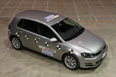 【JNCAP2013】VW ゴルフ、輸入車初の5つ星獲得 画像
