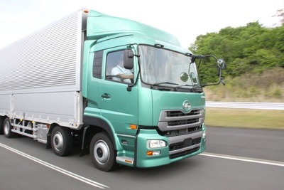【UDトラックス クオン 改良新型】トラックのアクティブセーフティとエコ走行機能を体験する［動画］ 画像