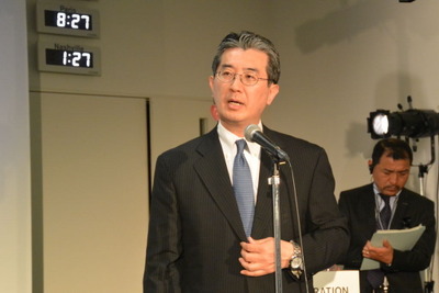 日産片桐副社長、国内販売「我々としてはマイナス11%に抑える」 画像