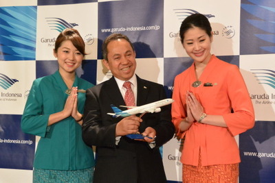 ガルーダ・インドネシア航空「日本との結びつきをさらに強く」 画像