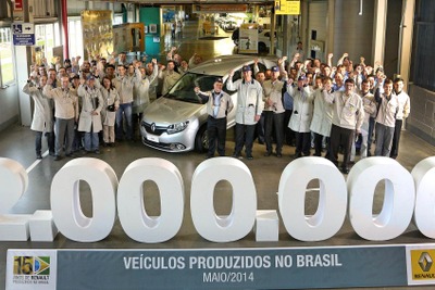 ルノー、ブラジル累計生産200万台…16年で達成 画像